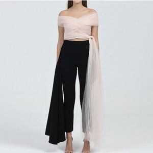 Zena Presley Off Shoulder Tulle Top